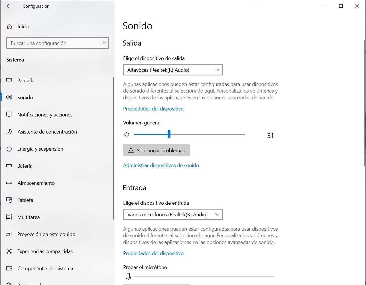 Configurar altavoces 5.1 en PC Windows