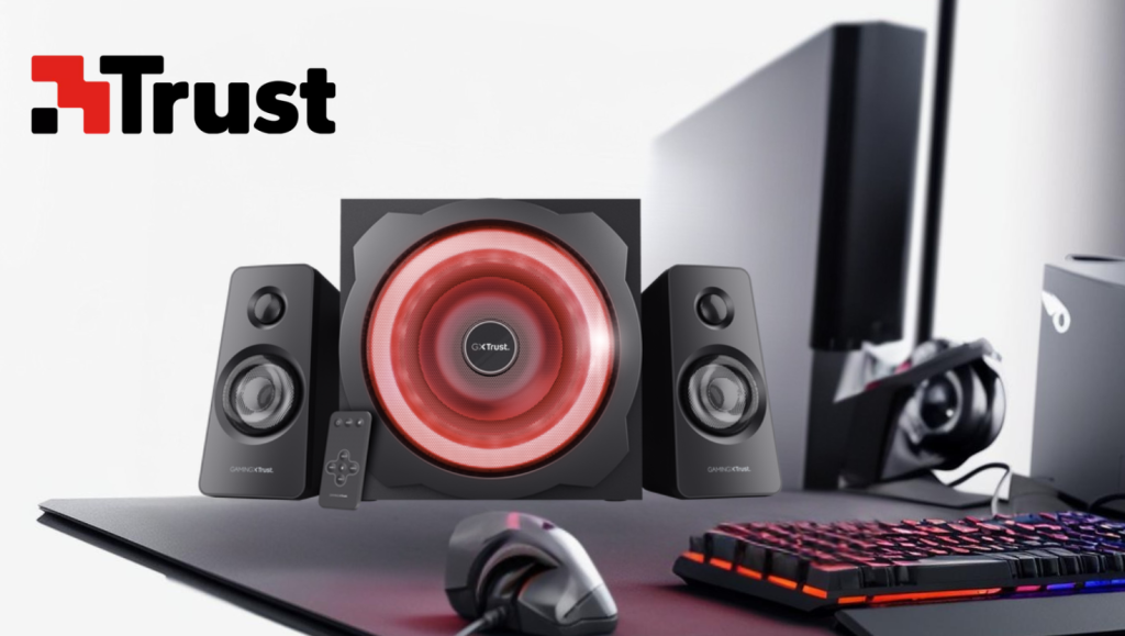 Trust Tytan 2.1 en escritorio gaming